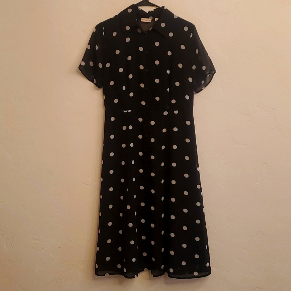 Eva Mendez size 2 polkotdot dress
